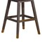 Armen Living Basila Swivel Bar Stool in Gray Oak Wood Finish with Pearl Fabric 840254332225 - alternate 9